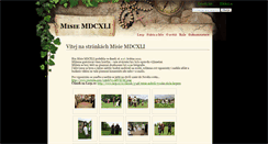 Desktop Screenshot of misie-mdcxli.larpard.cz