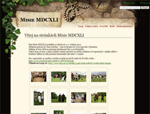 Tablet Screenshot of misie-mdcxli.larpard.cz